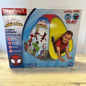 Playhut Marvel Spidey and His Amazing Friends Classic Hideaway Pop-Up Play Tent